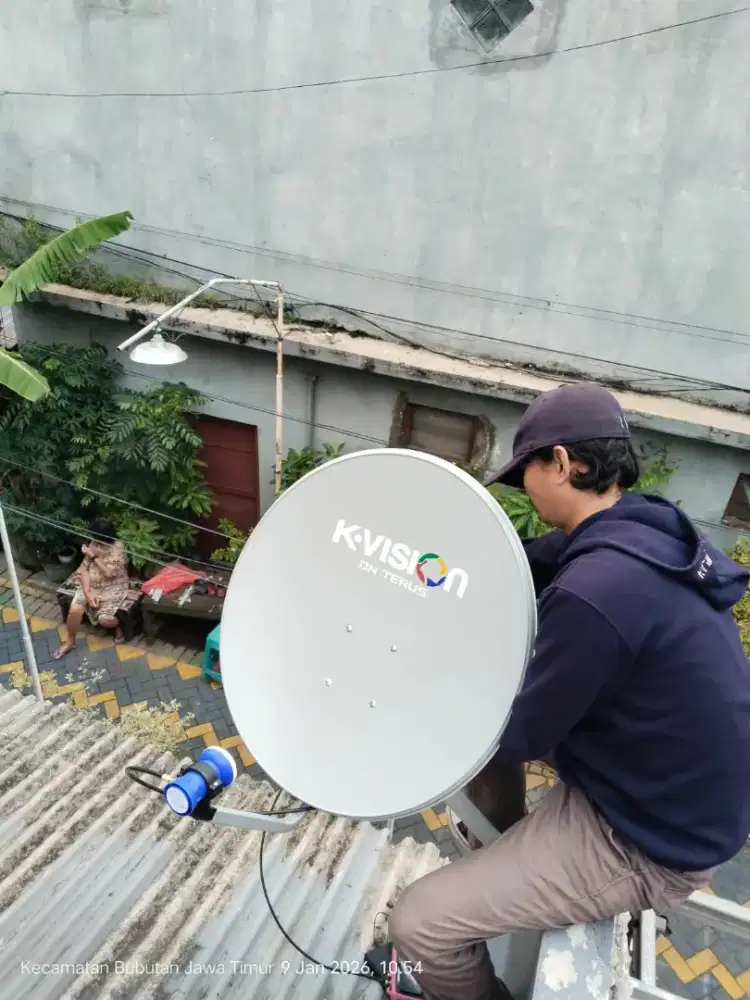 Kamera CCTV antena uhf paralel wifi