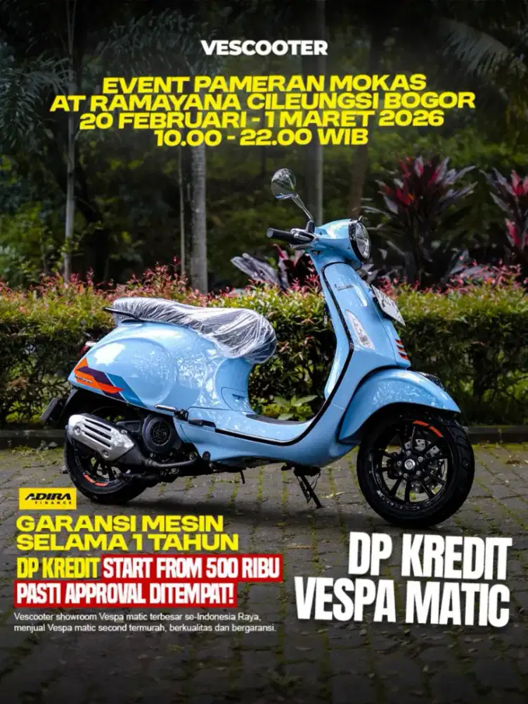 PIAGGIO VESPA PRIMAVERA S EDITION TAHUN 2023 MURAH BISA KREDIT