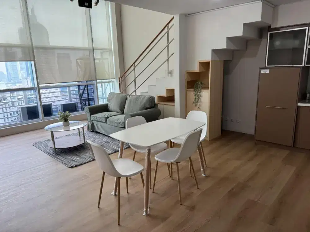 Rent Citylofts Sudirmant Apartment With 1 Bedroom and  Loft type