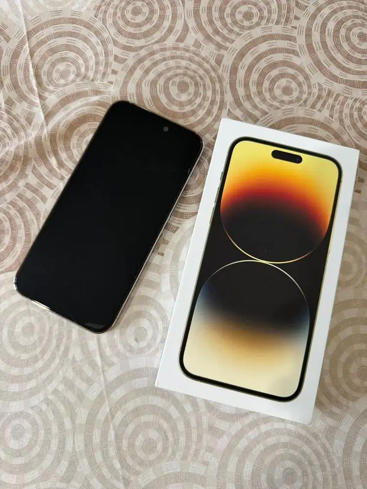 Iphone 14 Pro Max 256GB Gold Mulus IBOX