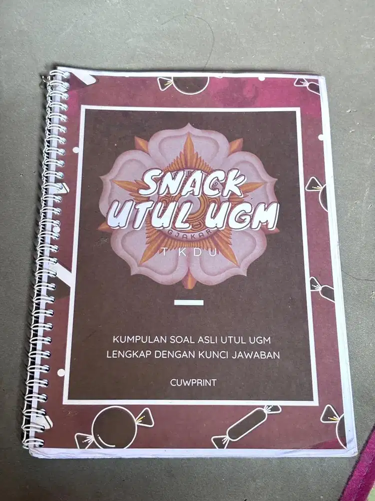 buku Snack UTUL UGM kumpulan soal asli UGM