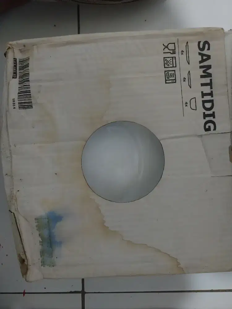 IKEA 516 SAMTIDIG 12 Unit piring dan mangkuk saji