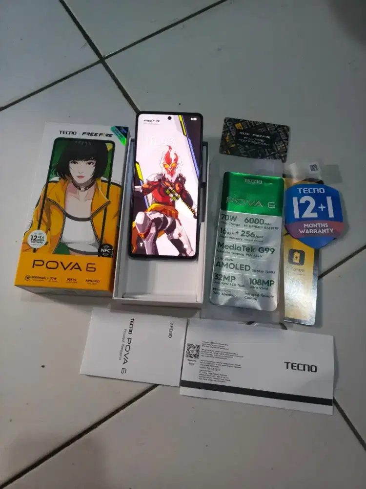 Tekno pova 6 Ram 8/128