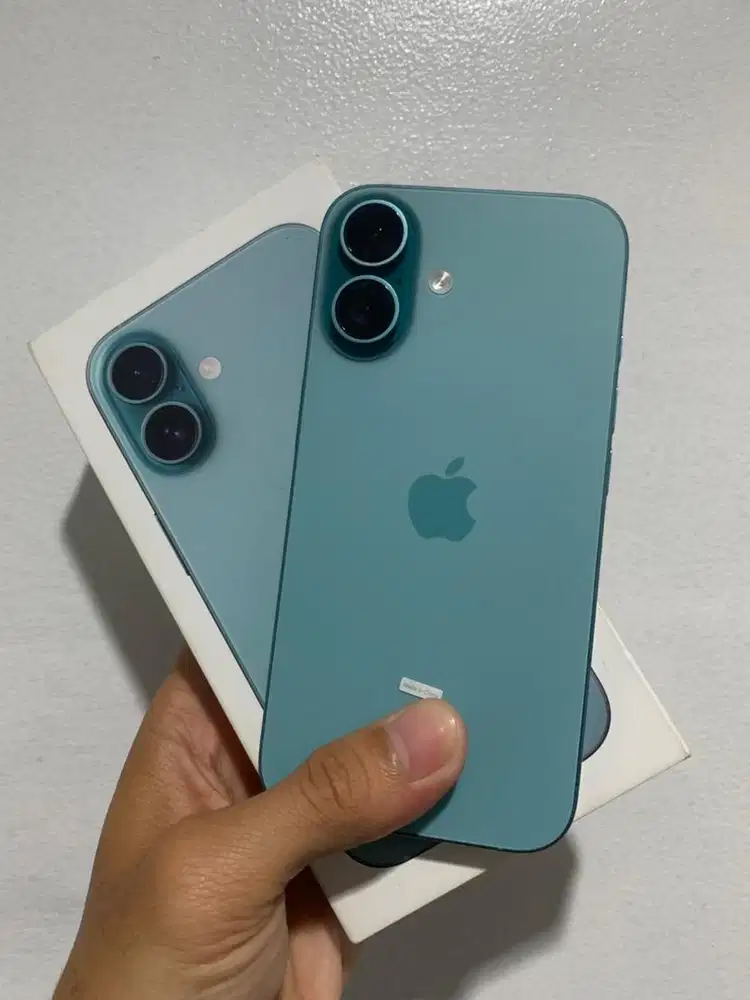 iphone 16 128gb teal resmi ibox