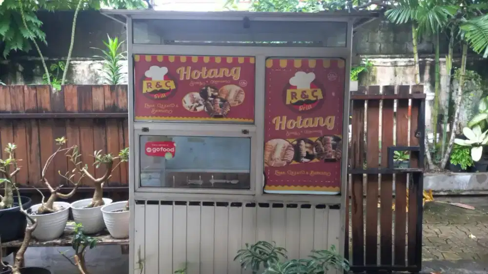 Dijual cepat gerobak bekas jual hotang