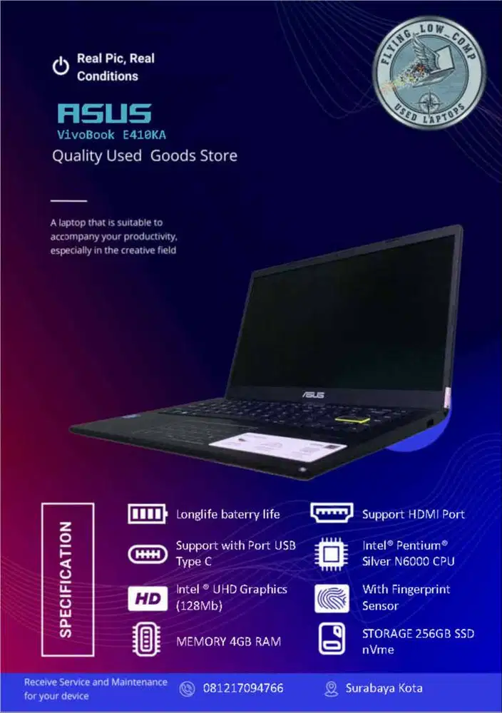 Asus VivoBook E410KA