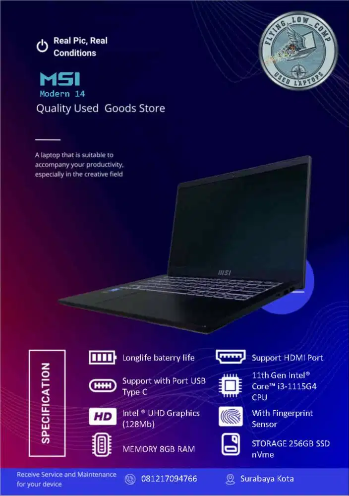 MSI Modern 14 (Black)