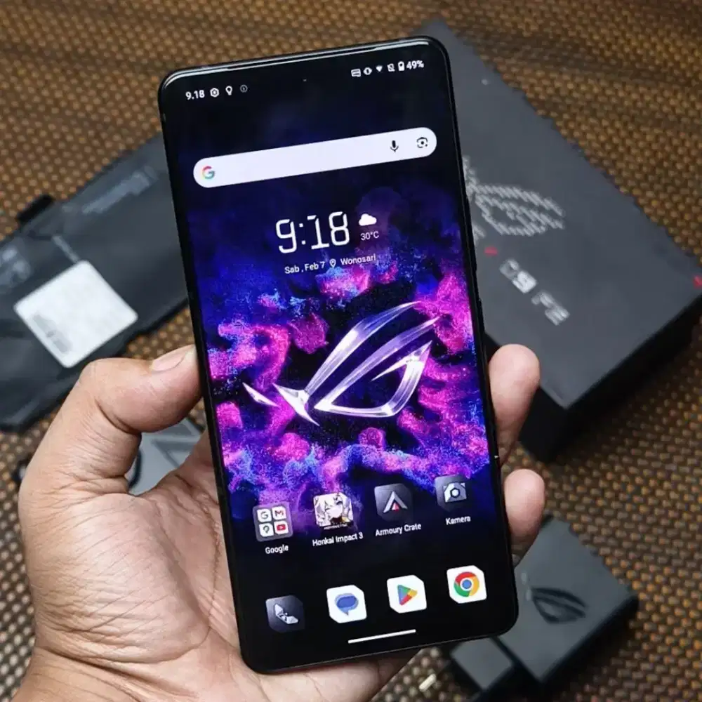 Asus rog phone 9 fe 12/256GB fullset garansi aktif des 2026