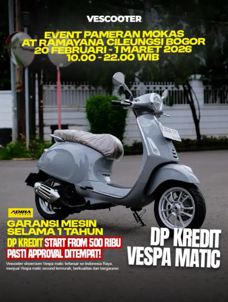 PIAGGIO VESPA PRIMAVERA IGET ABS FACELIFT 2023 MURAH BISA KREDIT