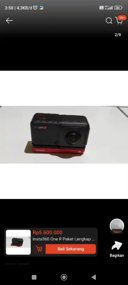 Kamera Insta360 One R Paket Lengkap