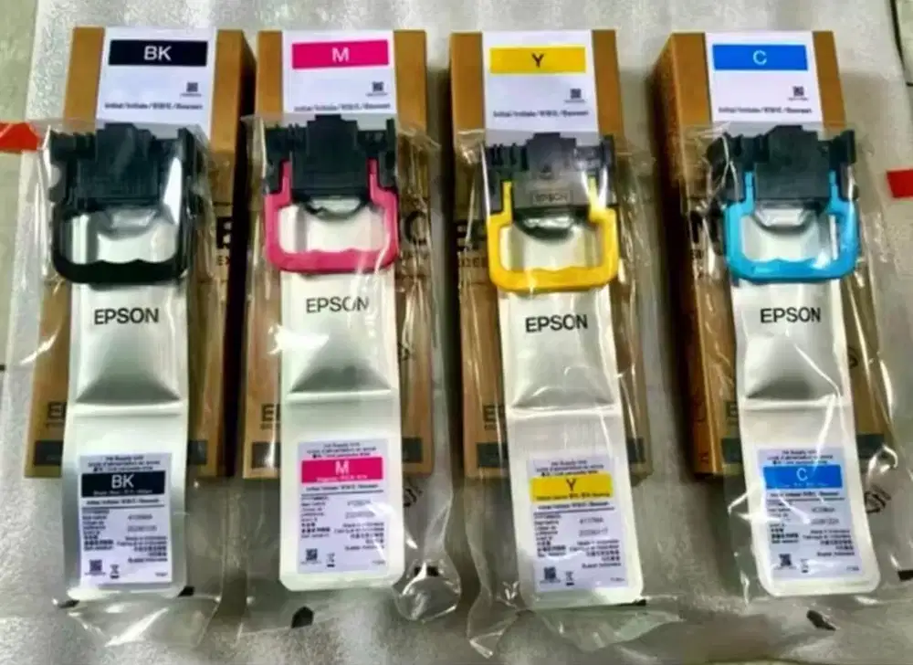 Jual tinta Epson Wf 5390 original bawaan dari printer