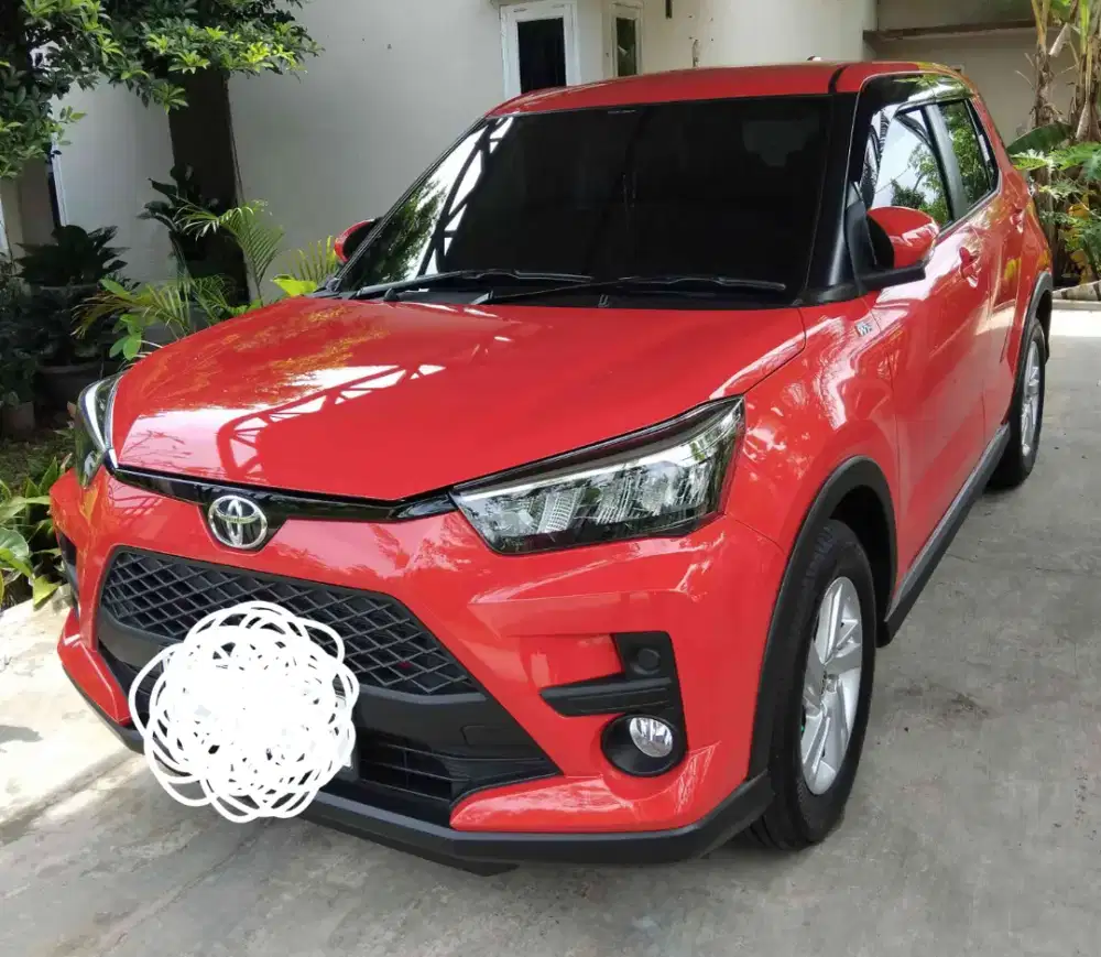 Dijual mobil toyota Raize 2025 1.2AT Merah