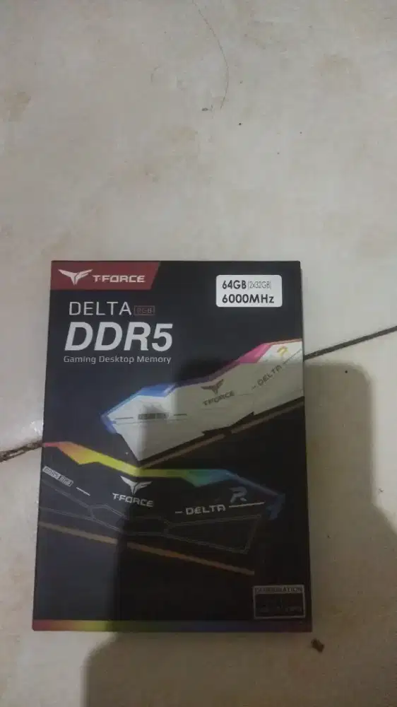 Ram ddr5 64GB 32x2 6000mhz dan ram ddr5 32GB 32x1