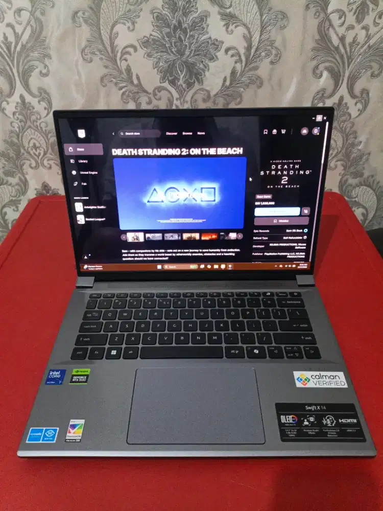 ACER Swift X SFX14 72G 70K8 Core Ultra 7 155H 32GB 1TB 4060 W11 OHS