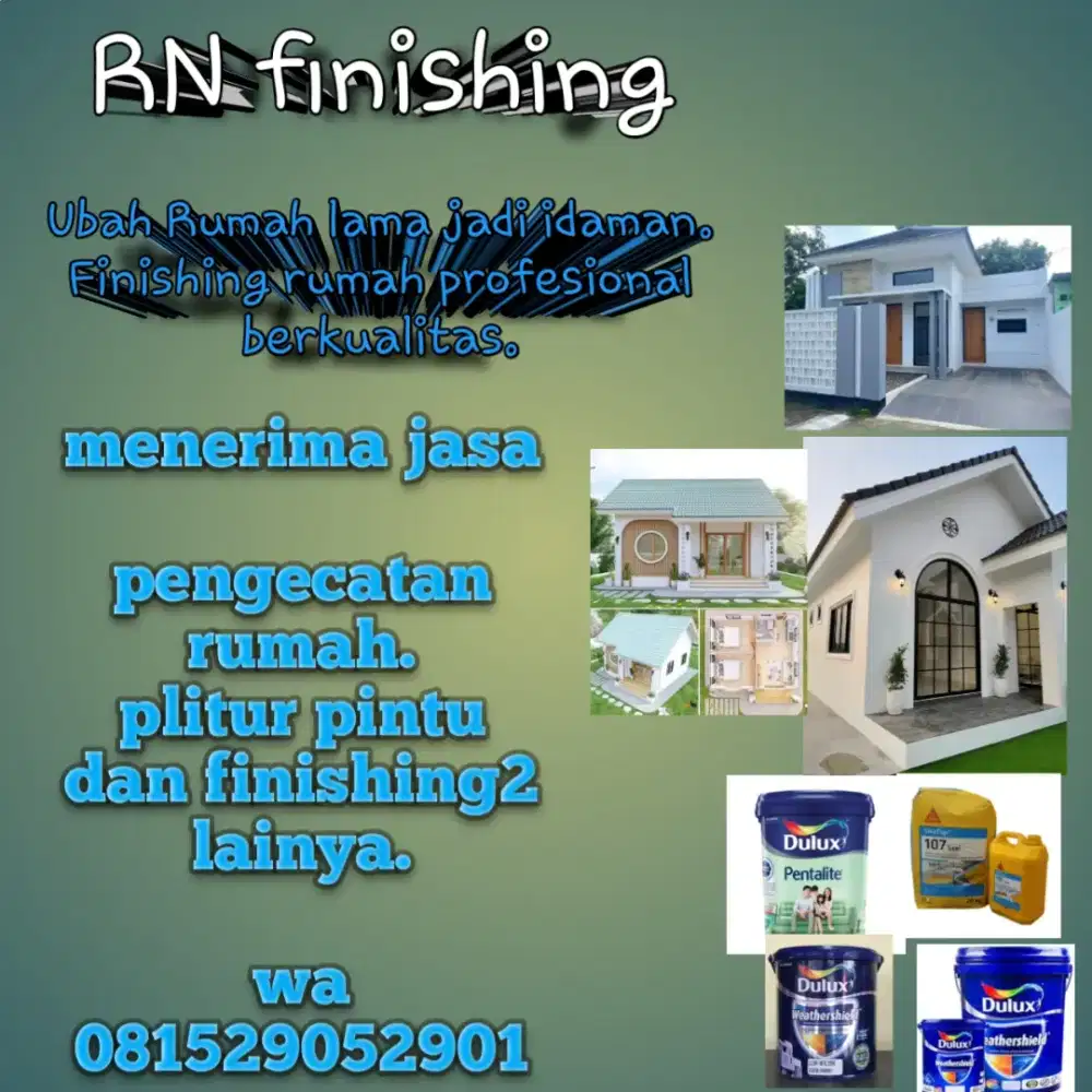 Finishing rumah