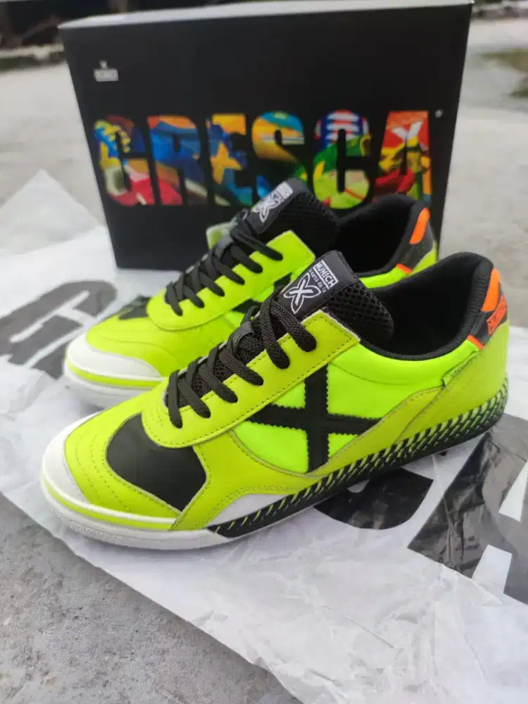 Sepatu Futsal X Munich Gresca 294 - Ijo Stabilo