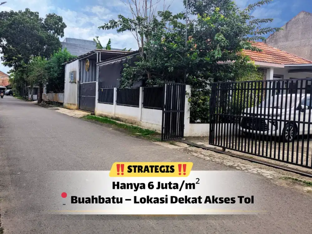 Tanah SHM 125 m² Area Favorit Buahbatu – Prospek Cerah