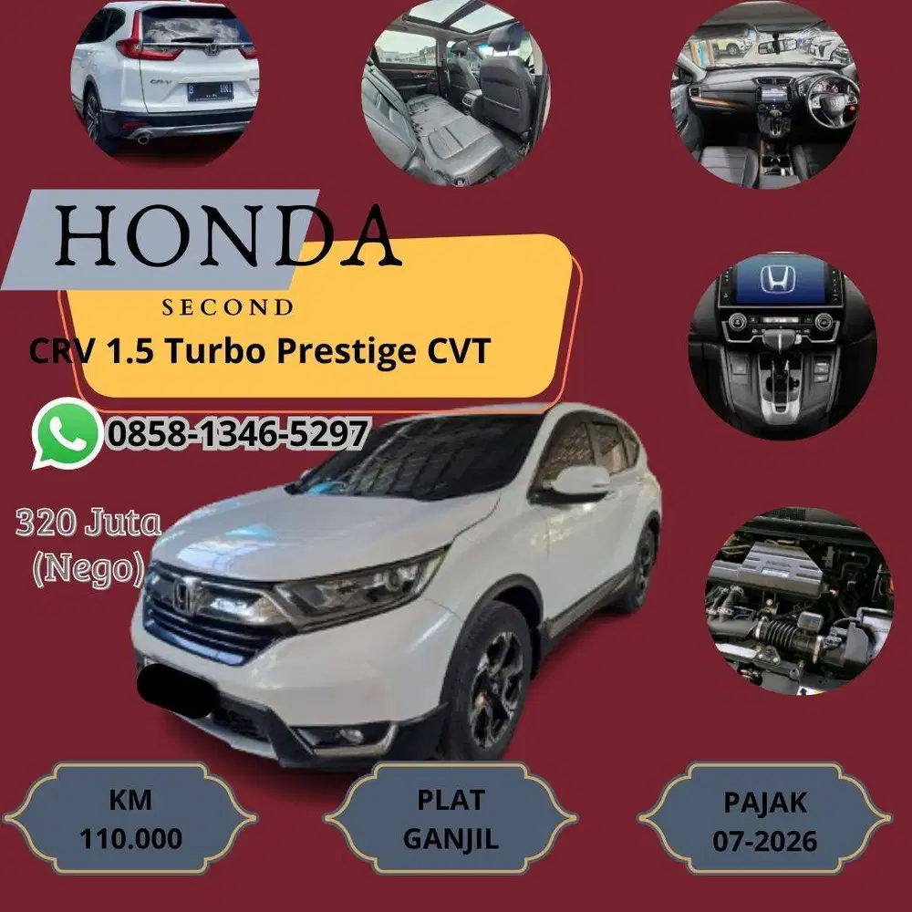 Honda crv 2019 Bekas Automatic, Cirebon - O858 I346 5927