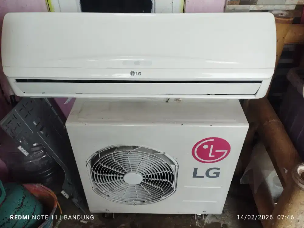 Ac bekas LG R410a 1pk+pasang