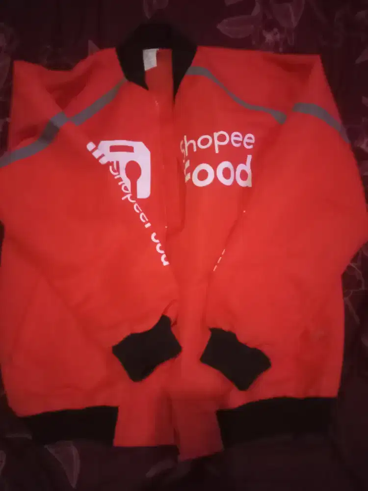 Jual jaket driver shopee food
