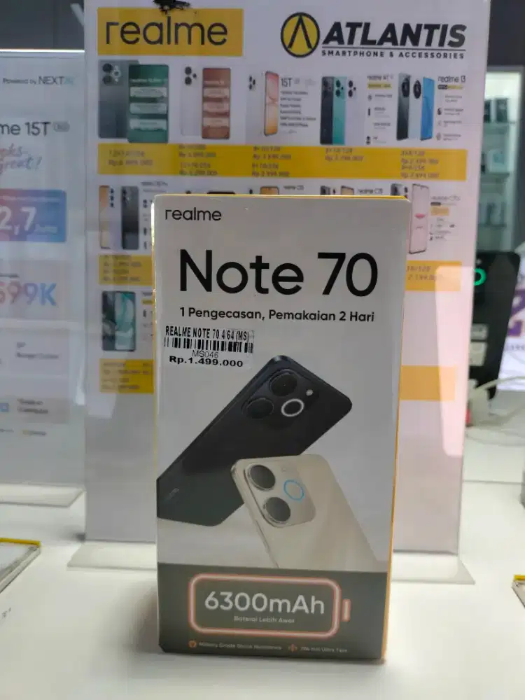 Realme note 70 4/64 ATLANTIS DAHSYAT