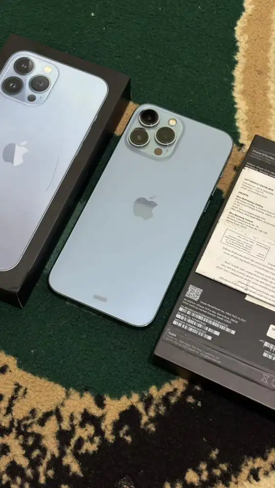 iPhone 13 PROMAX 256GB Sirrea Blue Ex iBox Muluss !!