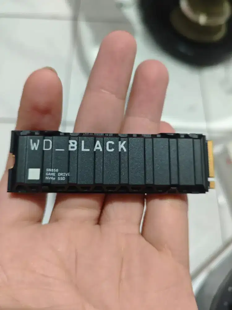 Ssd Nvme WD Black Sn850 1tb heatsink