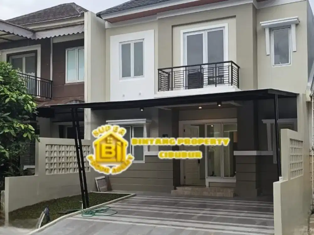 Rumah Cozy Nyaman, sejuk, Bagus siap huni Kota Wisata, cluster Vancouver
