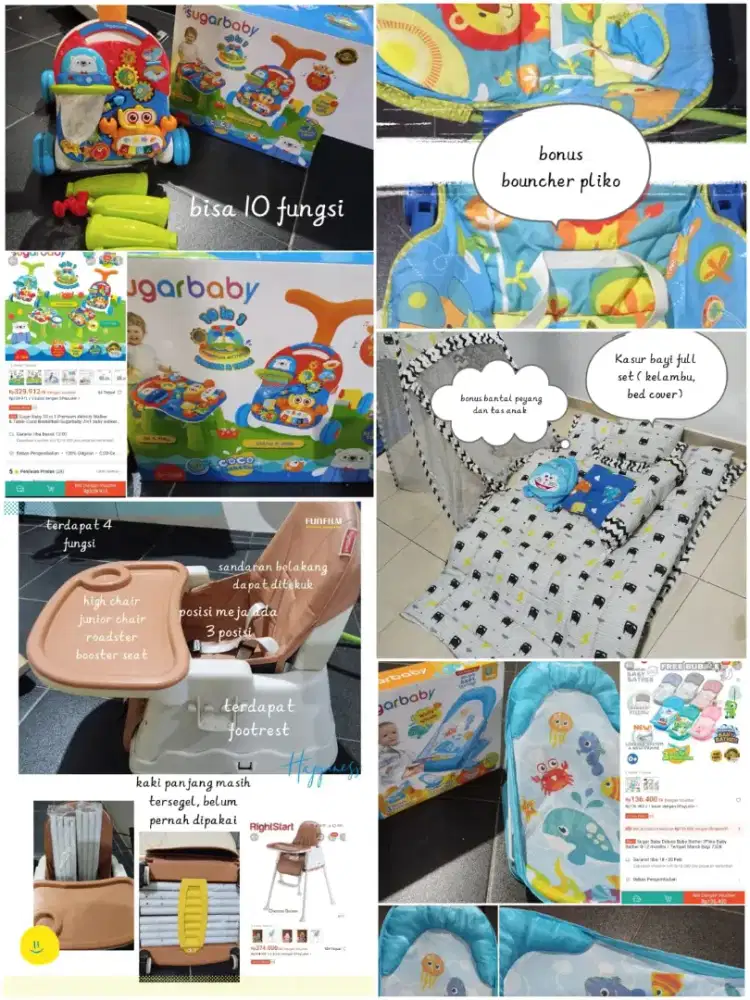 Baby chair, kasur dll