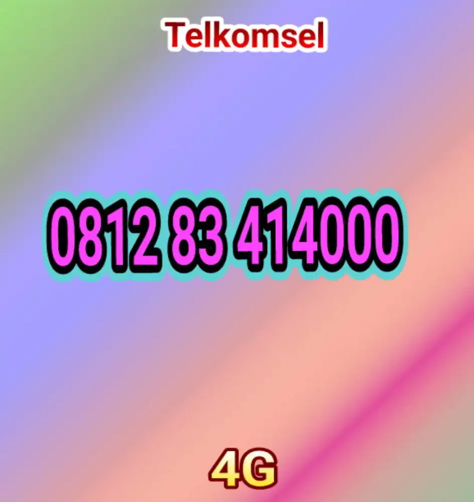 Nomer cantik simpati top 4ribuan