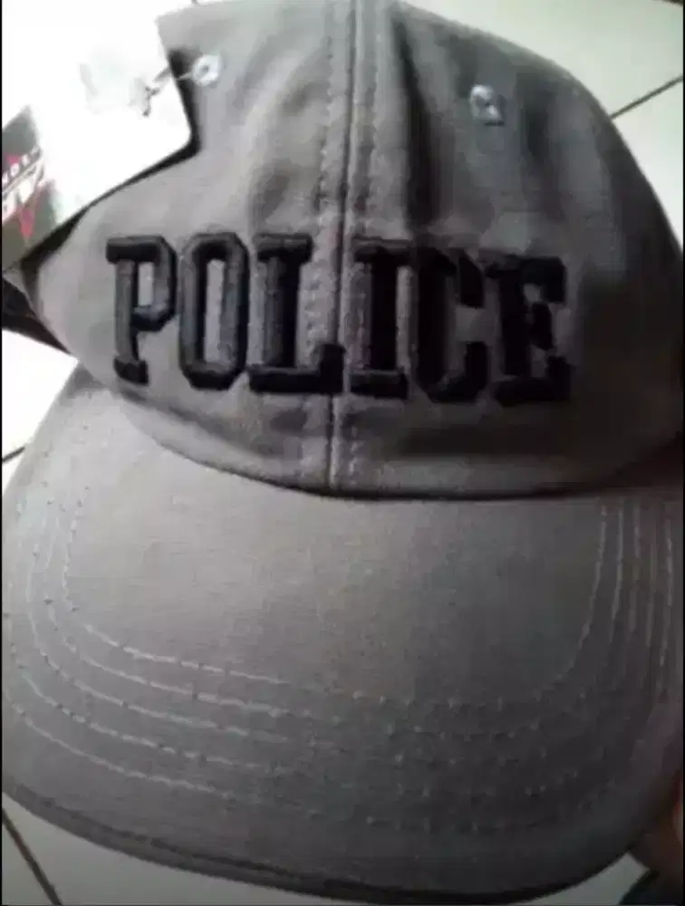 Topi Police bordiran rapi