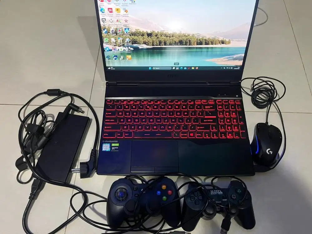 Di Jual LAPTOP GAMING MSI GL65 9SC UPGRADE RAM + SSD