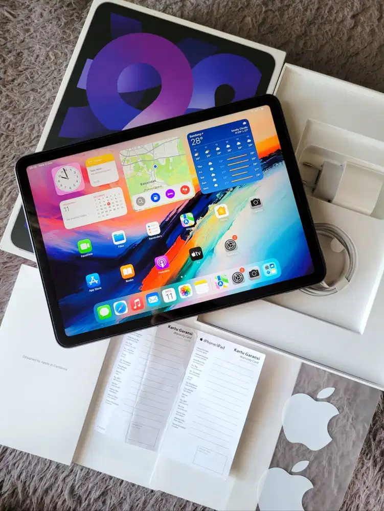 iPad Air 5 M1 IBOX Resmi Fullset Mulus Like New 11inch 64gb Wifi Ori