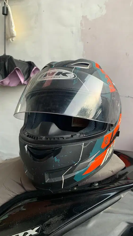 INK STEALTH TACTIC GREEN FULL FACE HELMET