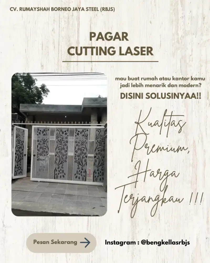 PAGAR CUTTIJG LASER