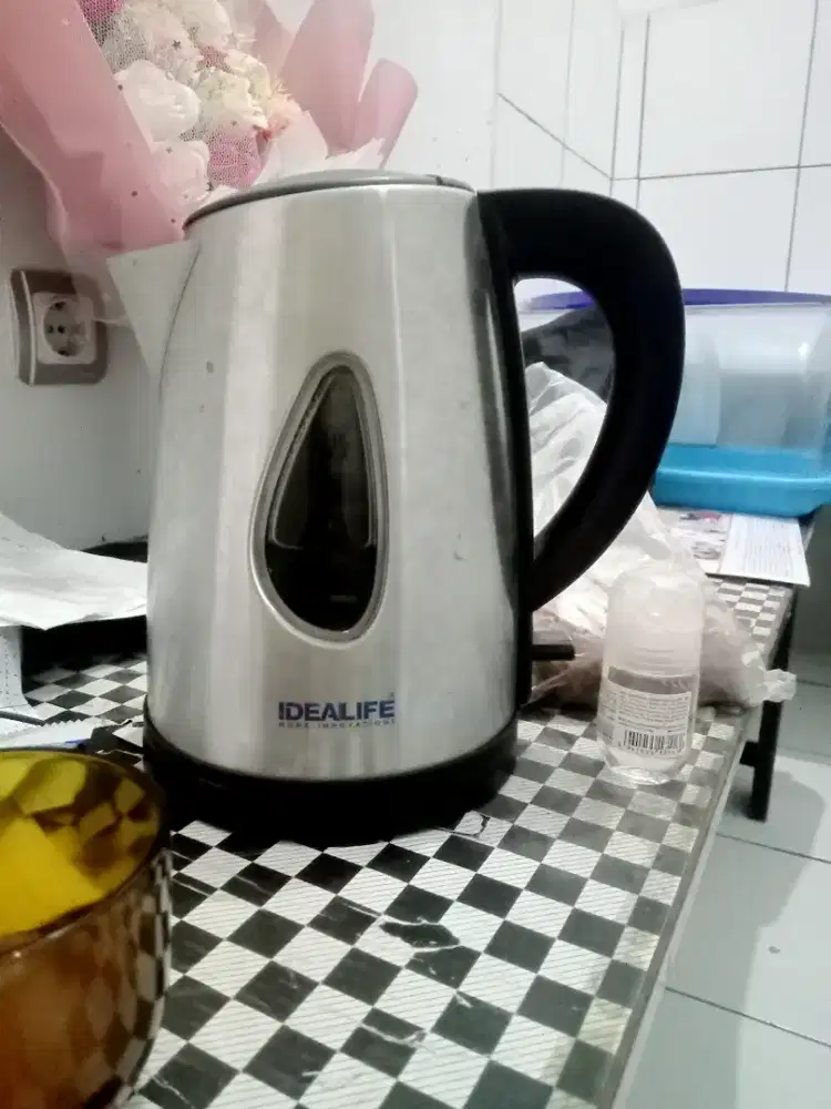 Teko listrik stainless Idealife 1L