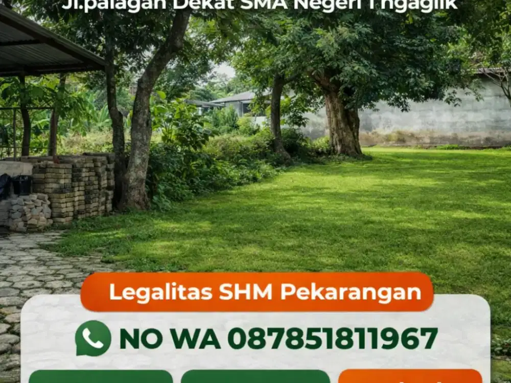 Tanah Pekarangan Jl. Palagan km 11