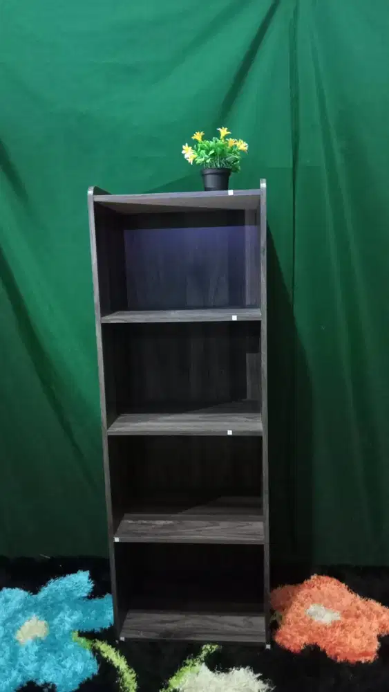 SALE RAK BUKU 4 TINGKAT