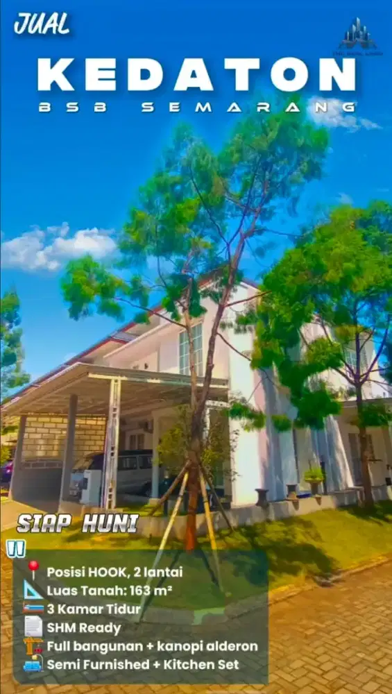 RUMAH DIJUAL HOEK KEDATON BSB SEMARANG