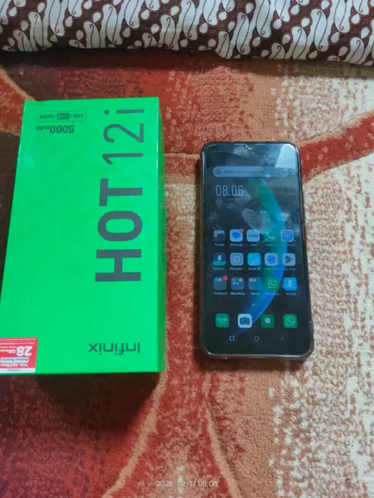 Hp infinix 12i pulset
