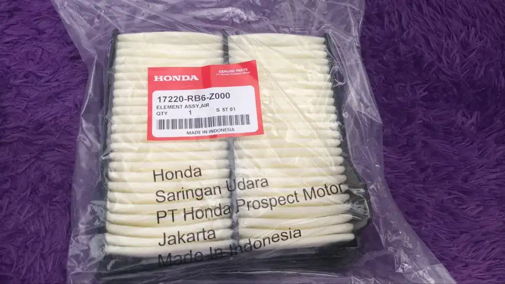 Filter Udara Honda Brio Manual siap pakai