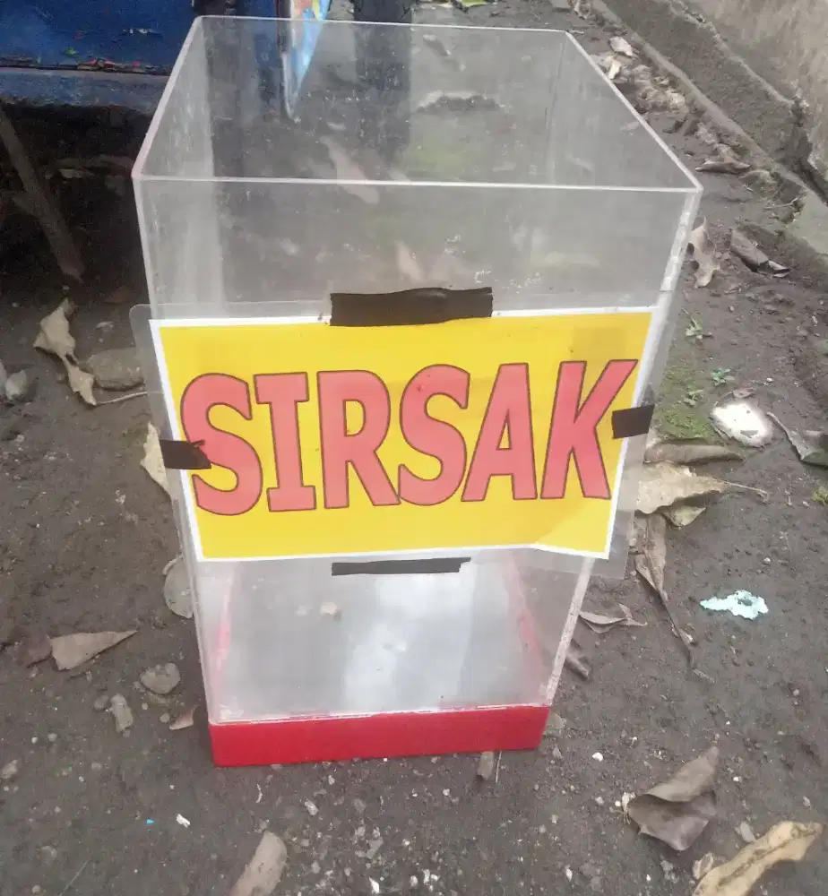 tabung es akuarium bahan akrilik