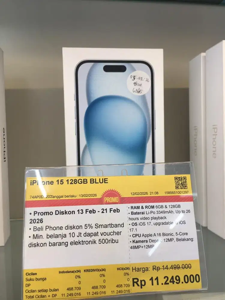 IPHONE 15 128GB BLUE