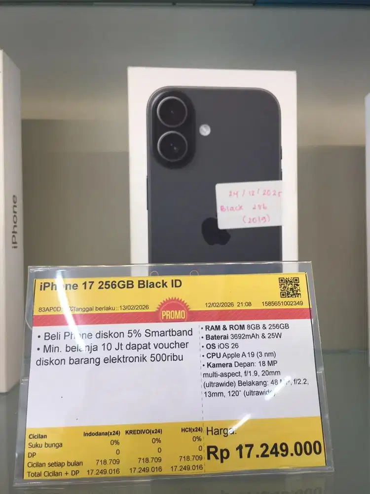 IPHONE 17 256GB BLACK