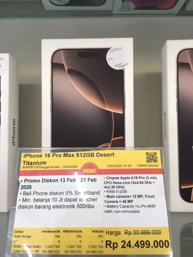 IPHONE 16 PRO MAX 512GB DESERT TITANIUM