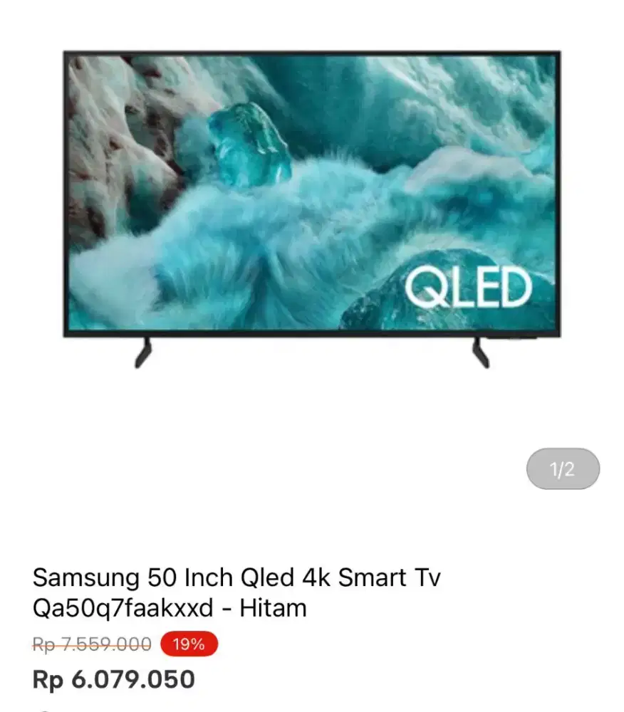 SAMSUNG 50INCH QLED LED SMART TV 4K