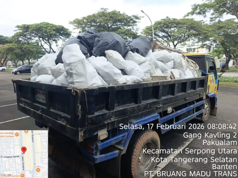 Jasa buang puing dan pengurugan