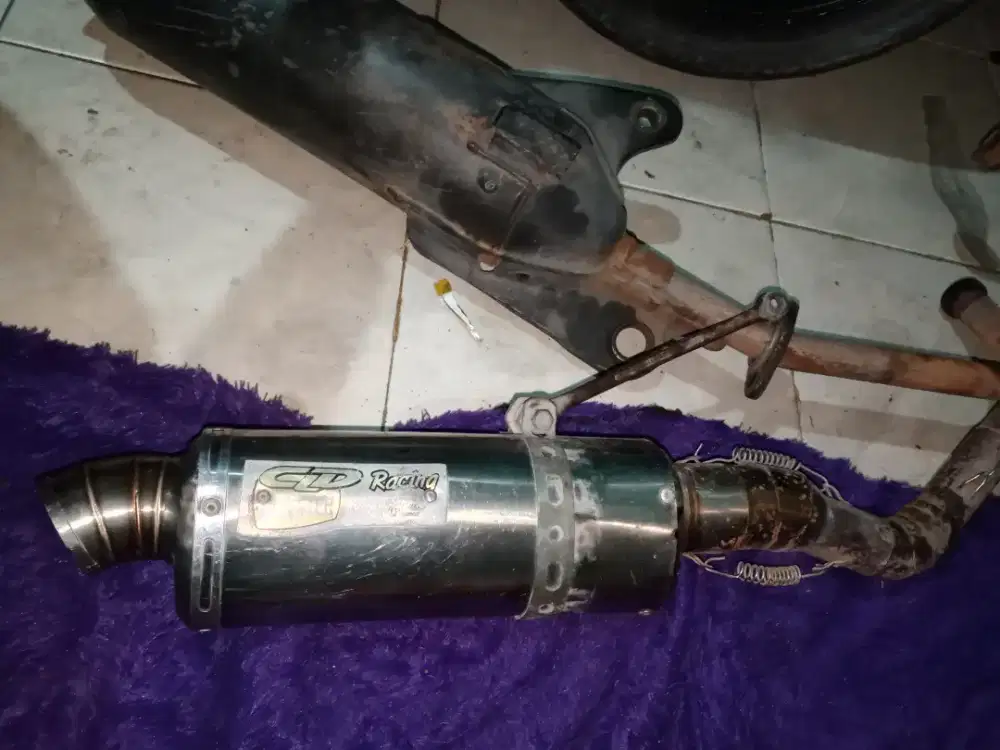 Knalpot racing mio dan knalpot standar