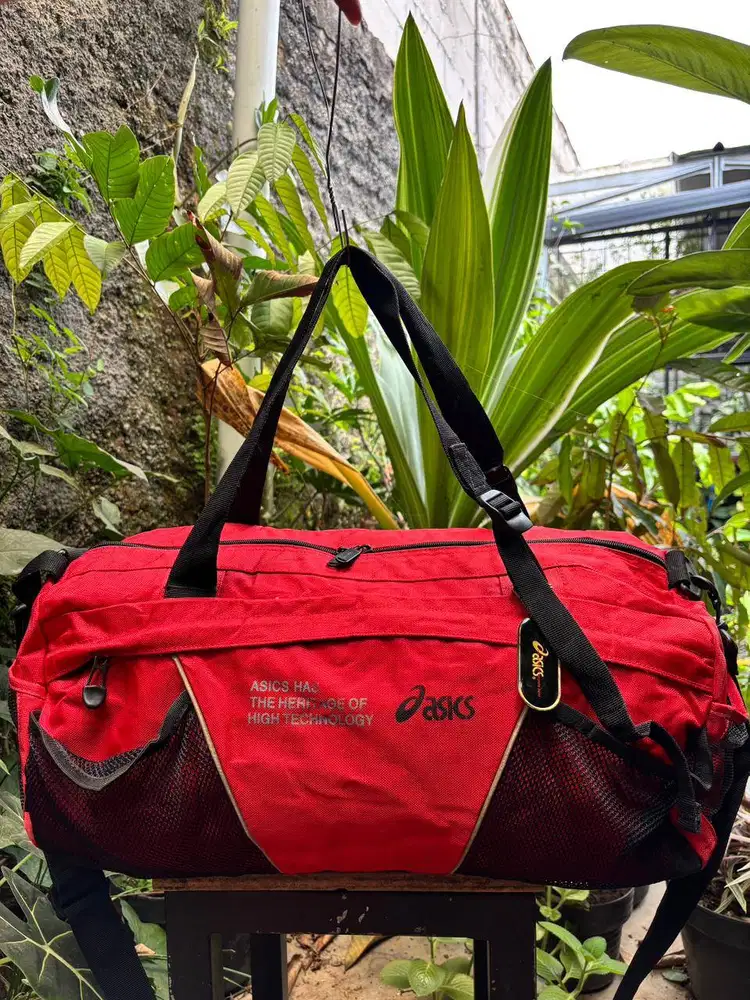 3 Way Duffle Bag Asics | Tas Gym Asics | DuffleBag Unisex Tas Olahraga