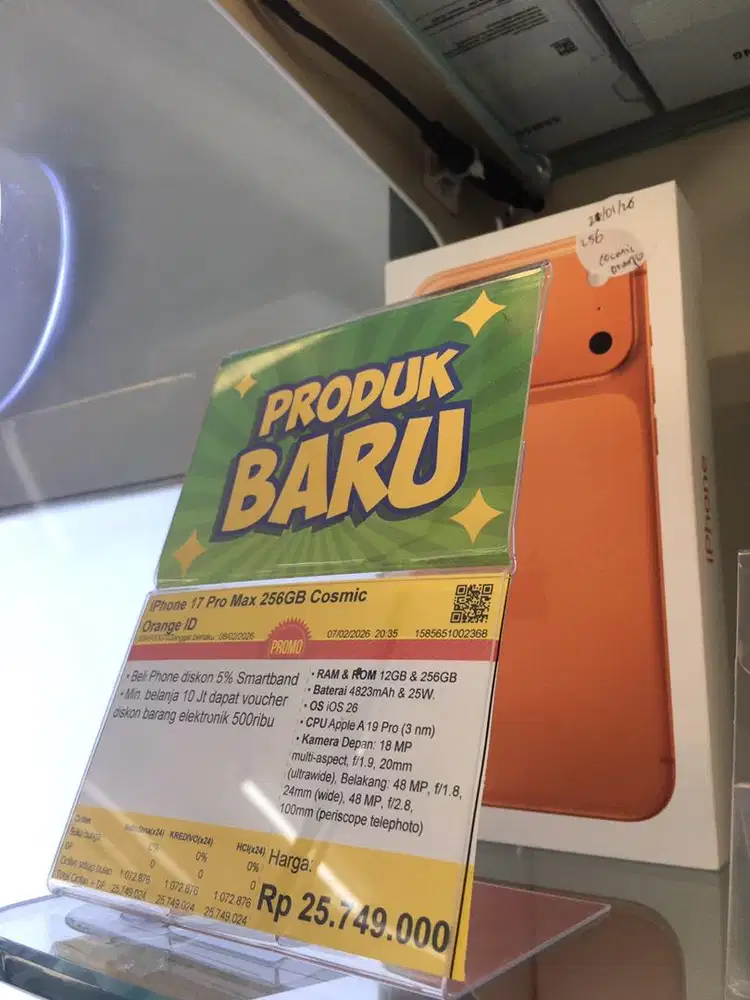 IPHONE 17 PRO MAX 256GB COSMIC ORANGE